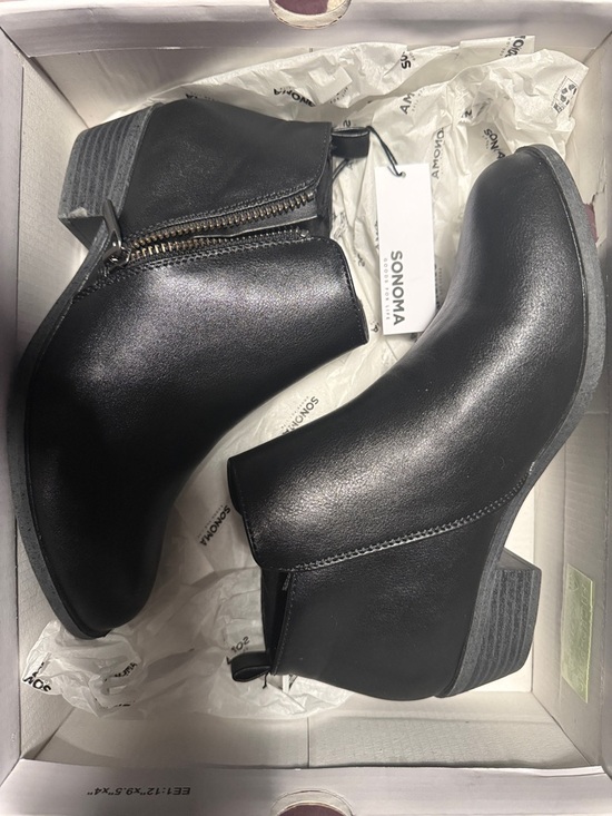 Sonoma Shoes - NEW. Sonoma Black Ankle Booties with Side Zipper